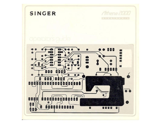 Singer 2000 Athena Sewing Machine Instruction Manual - User Manual - Complete User Guide - English