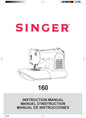 Singer 160 Sewing Machine Instruction Manual - User Manual - Complete User Guide - English - French - Spanish