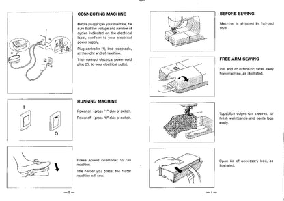 Singer 1014 Sewing Machine Instruction Manual - User Manual - Complete User Guide - English