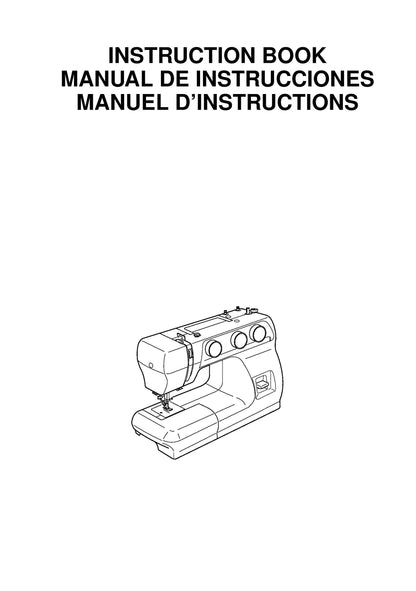 Janome 2222 Sewing Machine Instruction Manual - User Manual - Complete User Guide - English