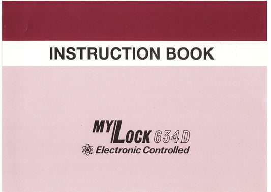 Janome 634D MyLock Sewing Machine Instruction Manual - User Manual - Complete User Guide