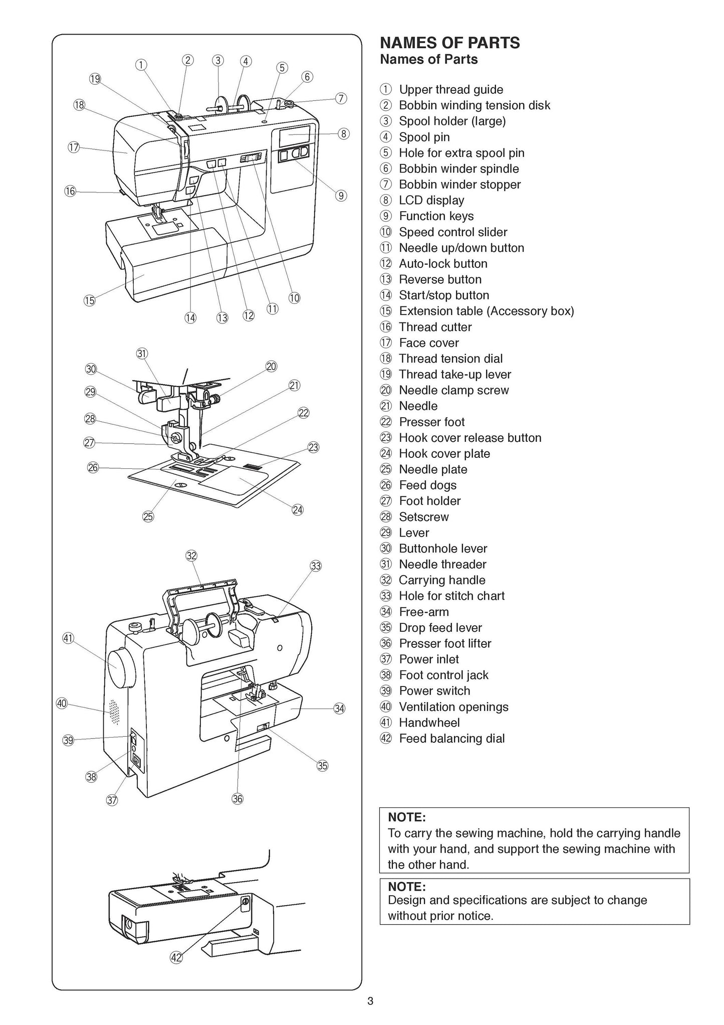 Janome Mod100 Sewing Machine Instruction Manual - User Manual - Complete User Guide