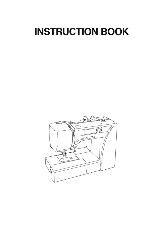 Janome NQM2016 Sewing Machine Instruction Manual - User Manual - Complete User Guide