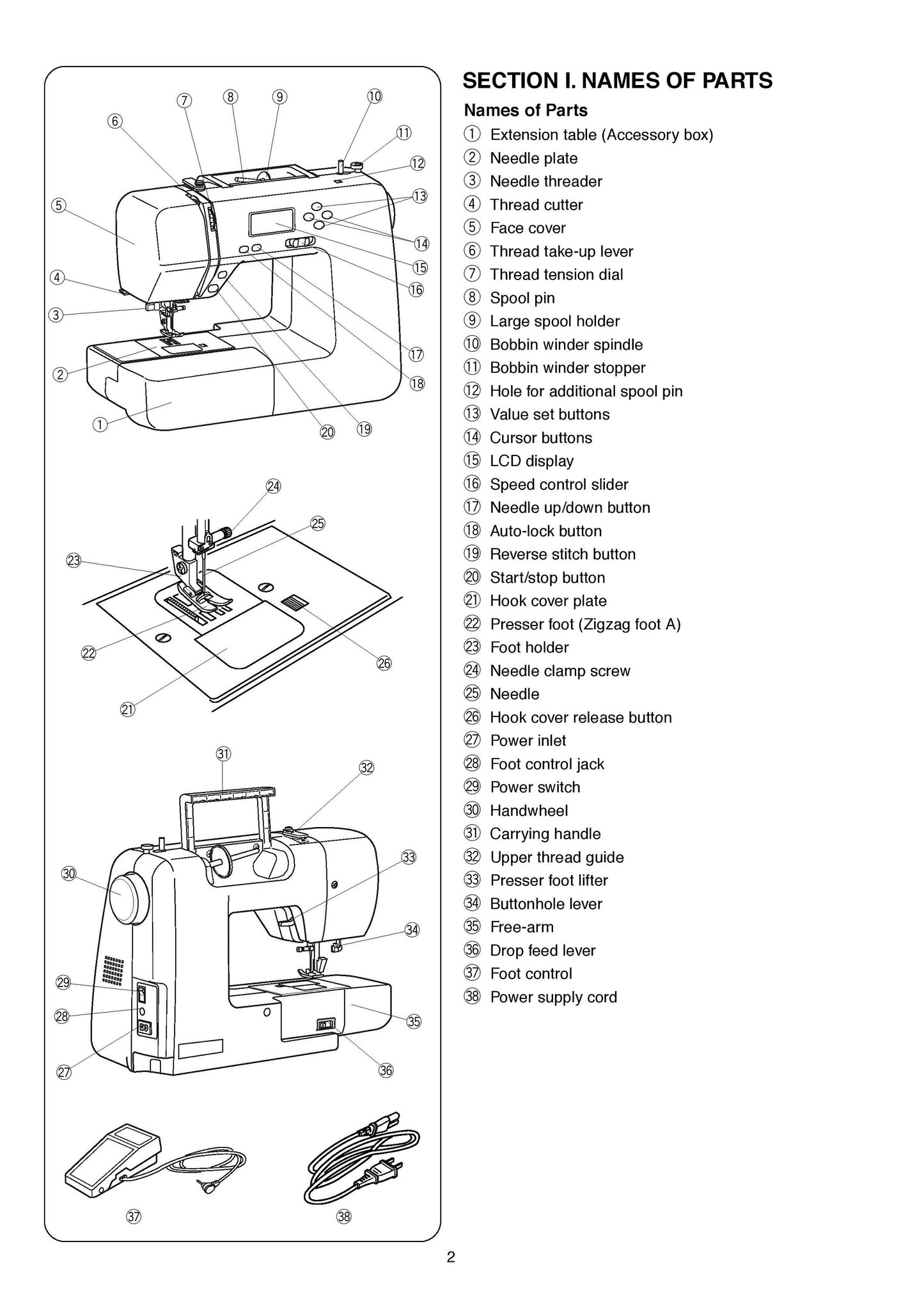 Janome DC1050 Sewing Machine Instruction Manual - User Manual - Complete User Guide