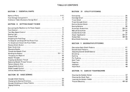 Janome MW 3018 Sewing Machine Instruction Manual - User Manual - Complete User Guide