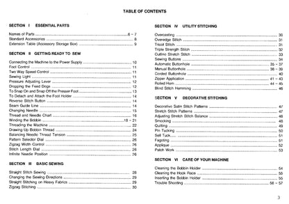 Janome ME 4018 Sewing Machine Instruction Manual - User Manual - Complete User Guide