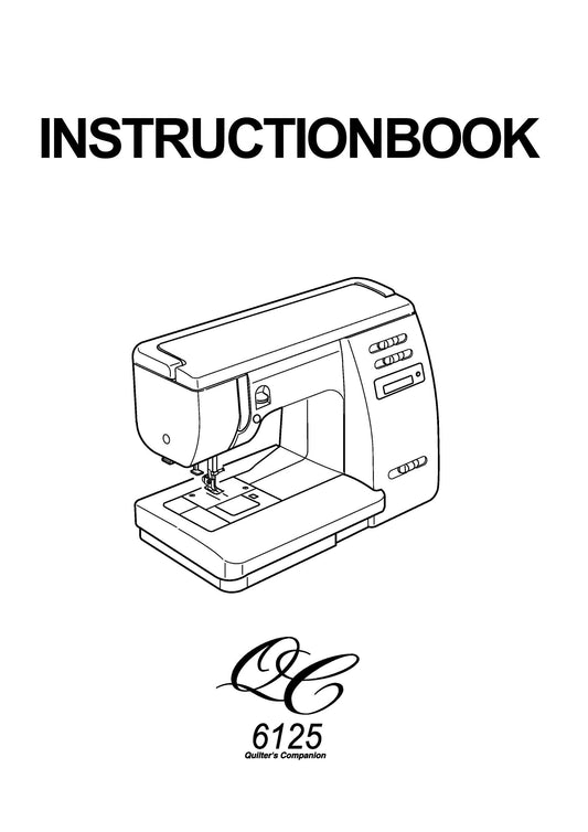 Janome 6125 Quilters Companion Sewing Machine Instruction Manual - User Manual - Complete User Guide