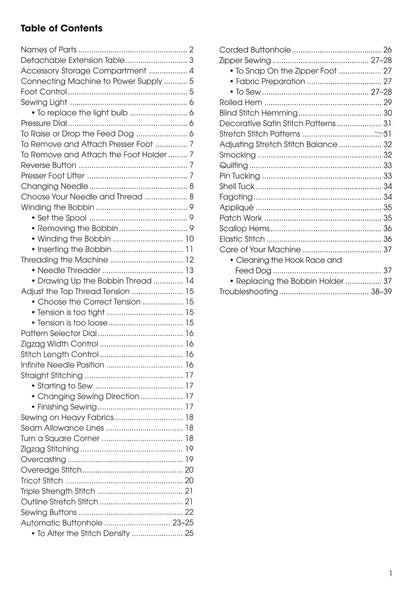 Janome 5018 Excel Decor Sewing Machine Instruction Manual - User Manual - Complete User Guide