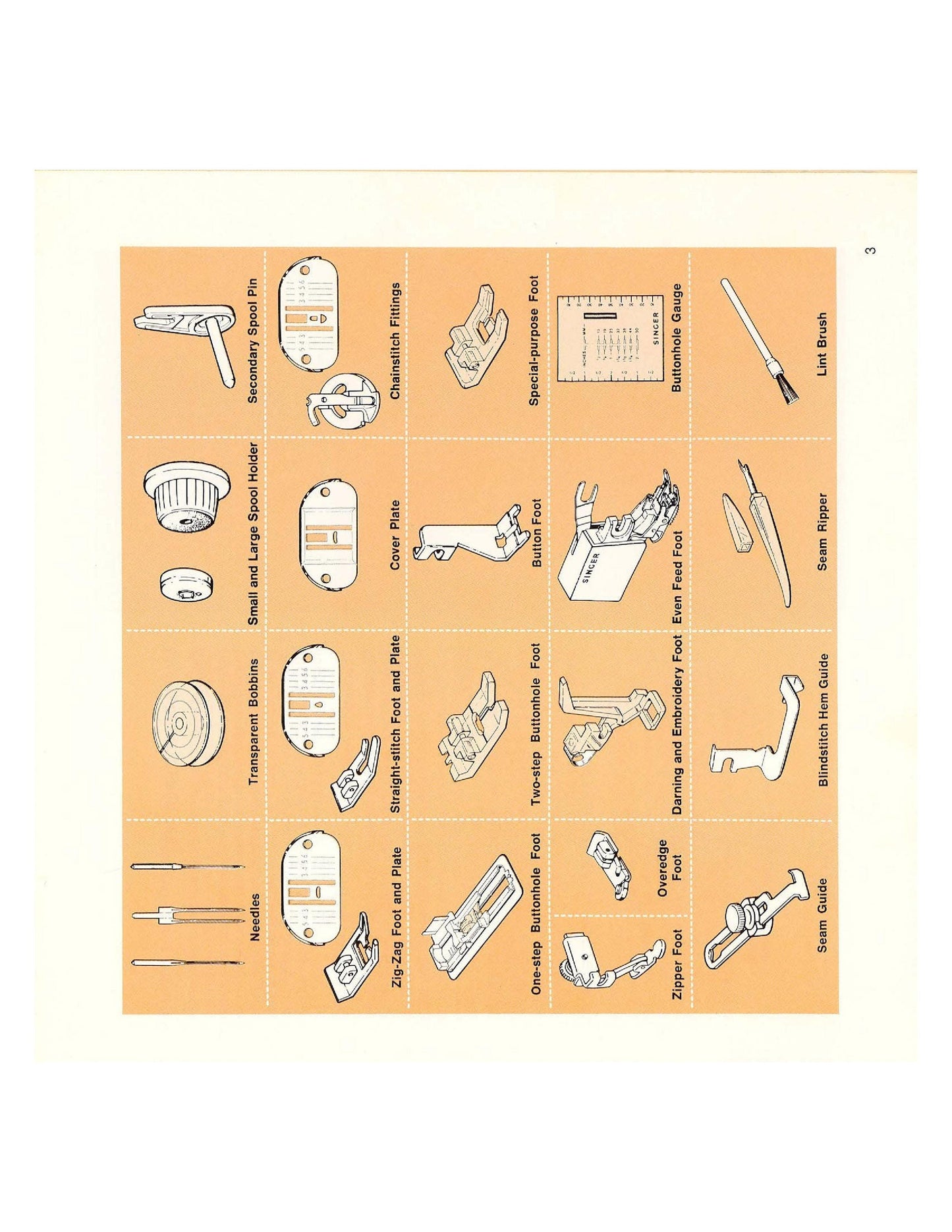 Singer 2000 Touch-Tronic Sewing Machine Instruction Manual - User Manual - Complete User Guide - English