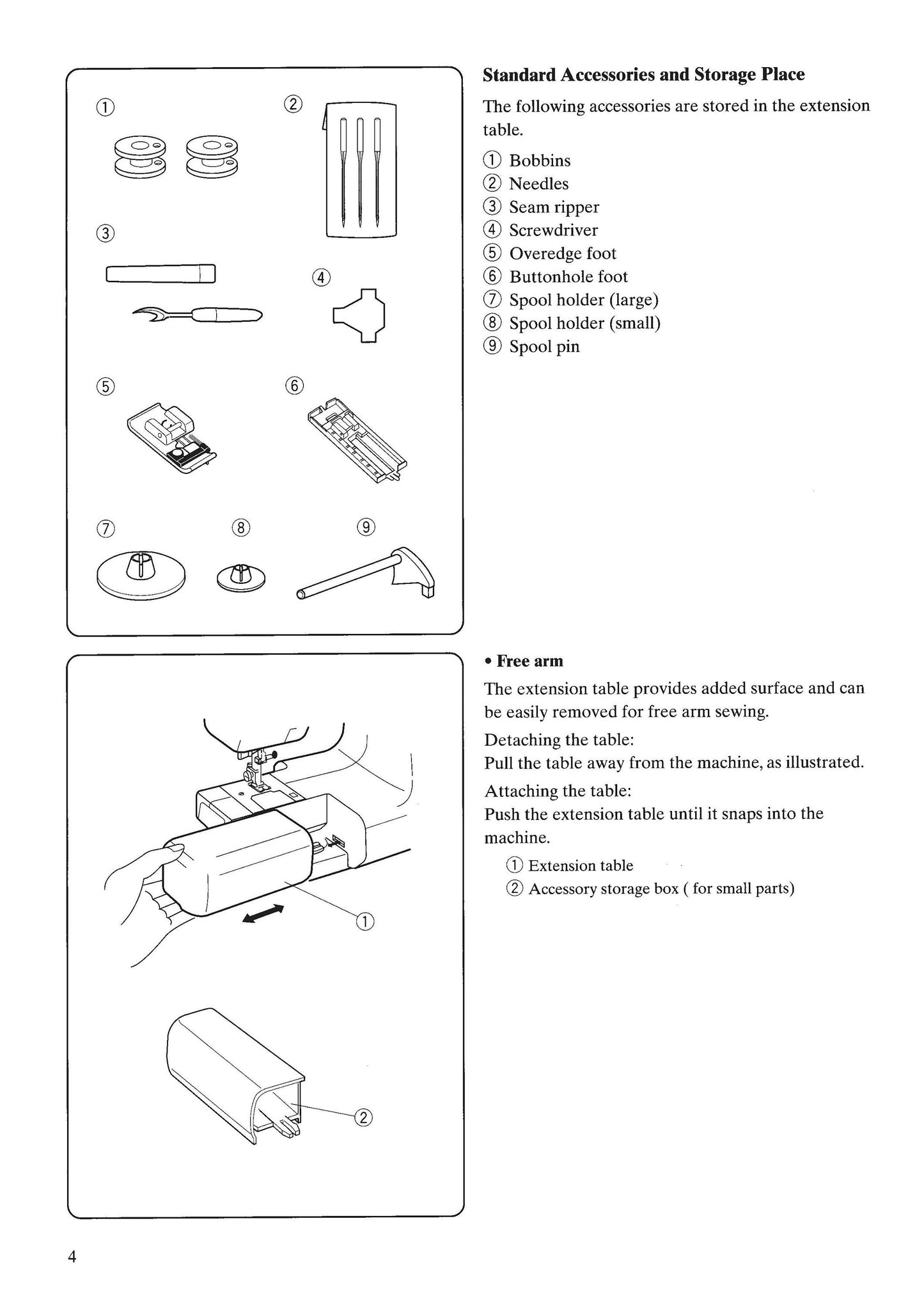 Janome 660 Jem Gold Sewing Machine Instruction Manual - User Manual - Complete User Guide - English