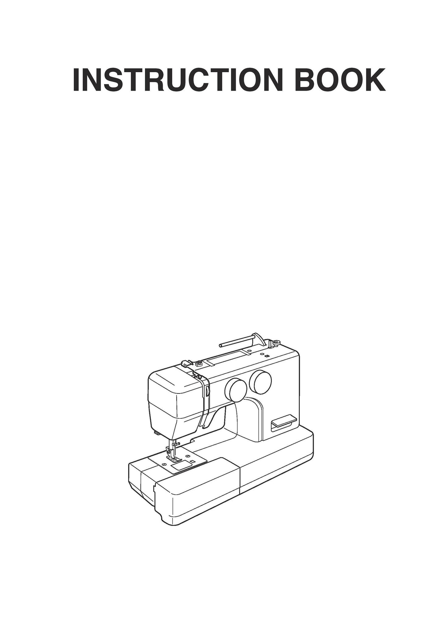 Janome Mod15 Sewing Machine Instruction Manual - User Manual - Complete User Guide - English