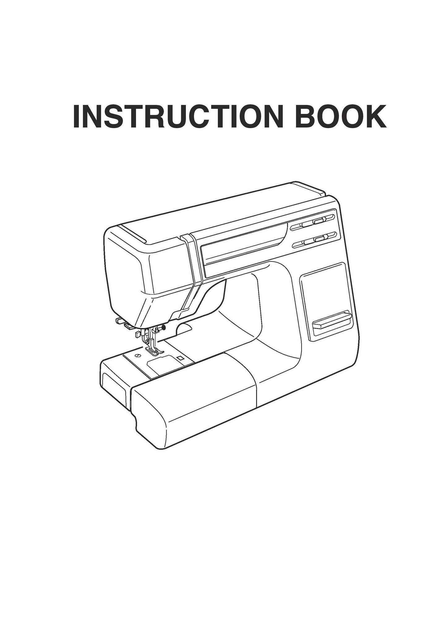 Janome HD3000 Sewing Machine Instruction Manual - User Manual - Complete User Guide - English