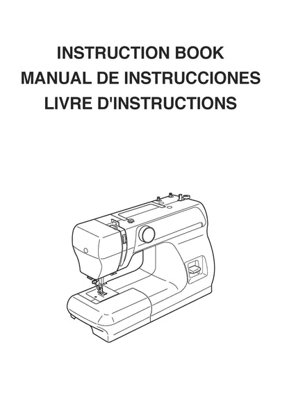 Janome 2206 Sewing Machine Instruction Manual - User Manual - Complete User Guide - English