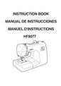 Janome HF8077 Sewing Machine Instruction Manual - User Manual - Complete User Guide