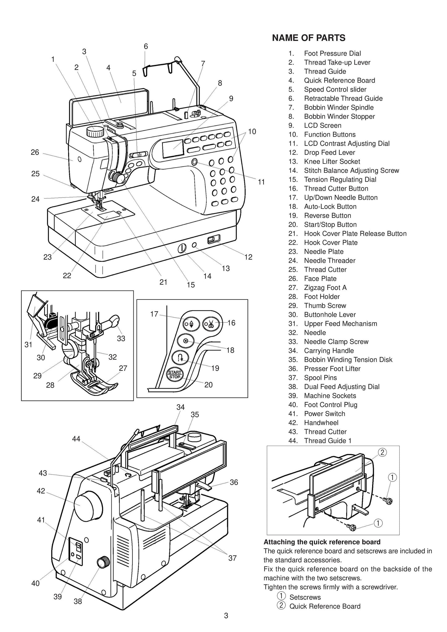 Janome MC6600P Sewing Machine Instruction Manual - User Manual - Complete User Guide