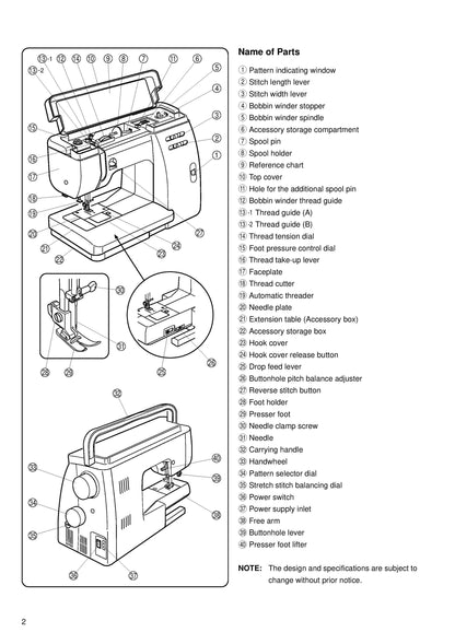 Janome 6019 Quilters Companion Sewing Machine Instruction Manual - User Manual - Complete User Guide