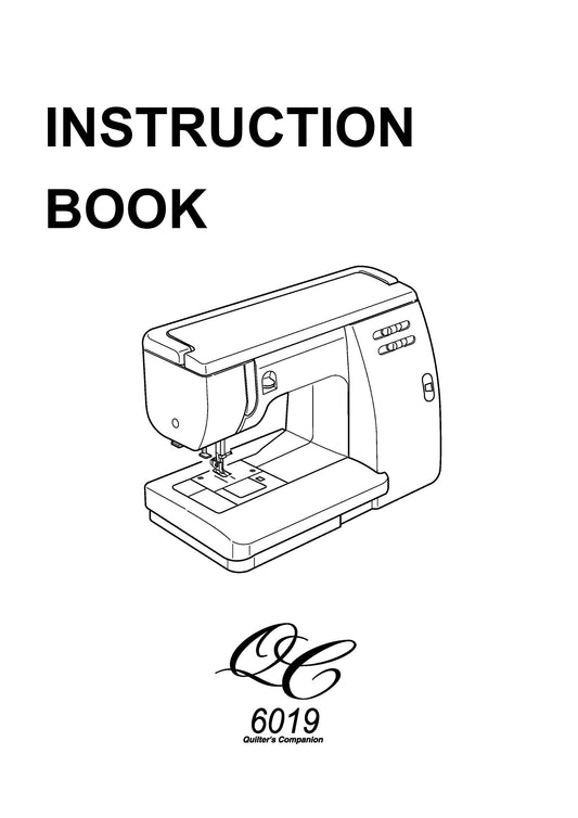 Janome 6019 Quilters Companion Sewing Machine Instruction Manual - User Manual - Complete User Guide