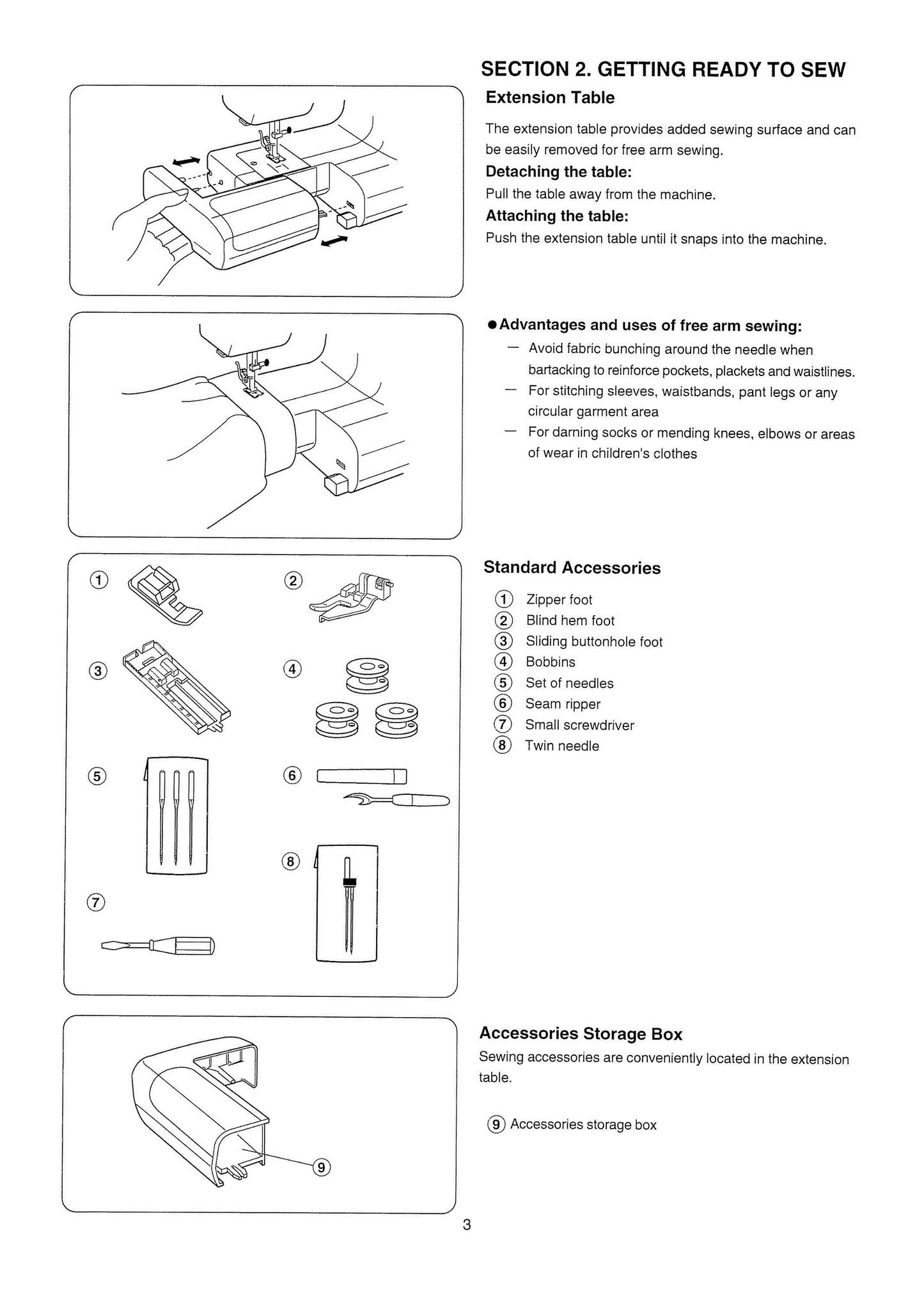 Janome 2039SN Sewing Machine Instruction Manual - User Manual - Complete User Guide