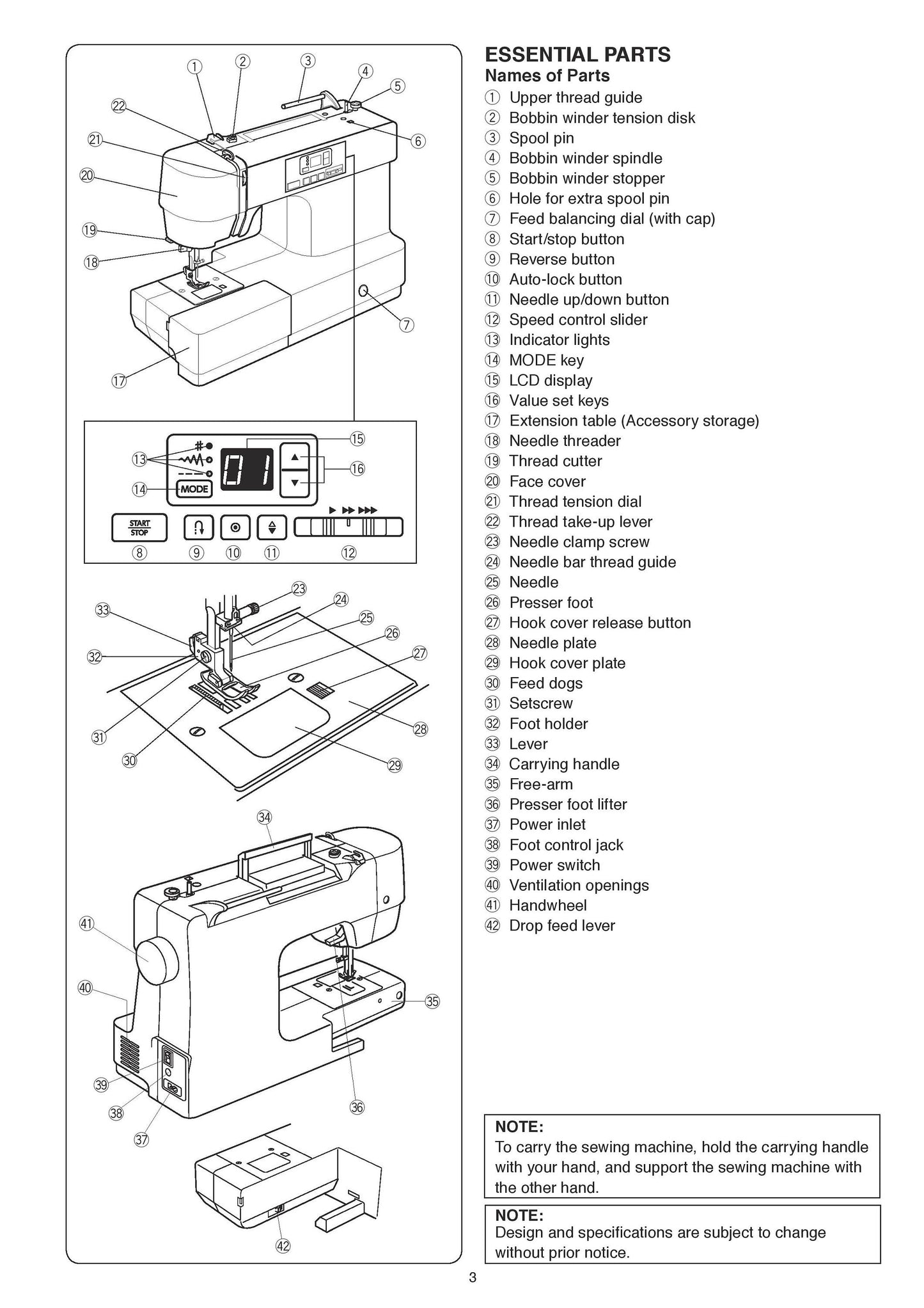 Janome TM30 Sewing Machine Instruction Manual - User Manual - Complete User Guide