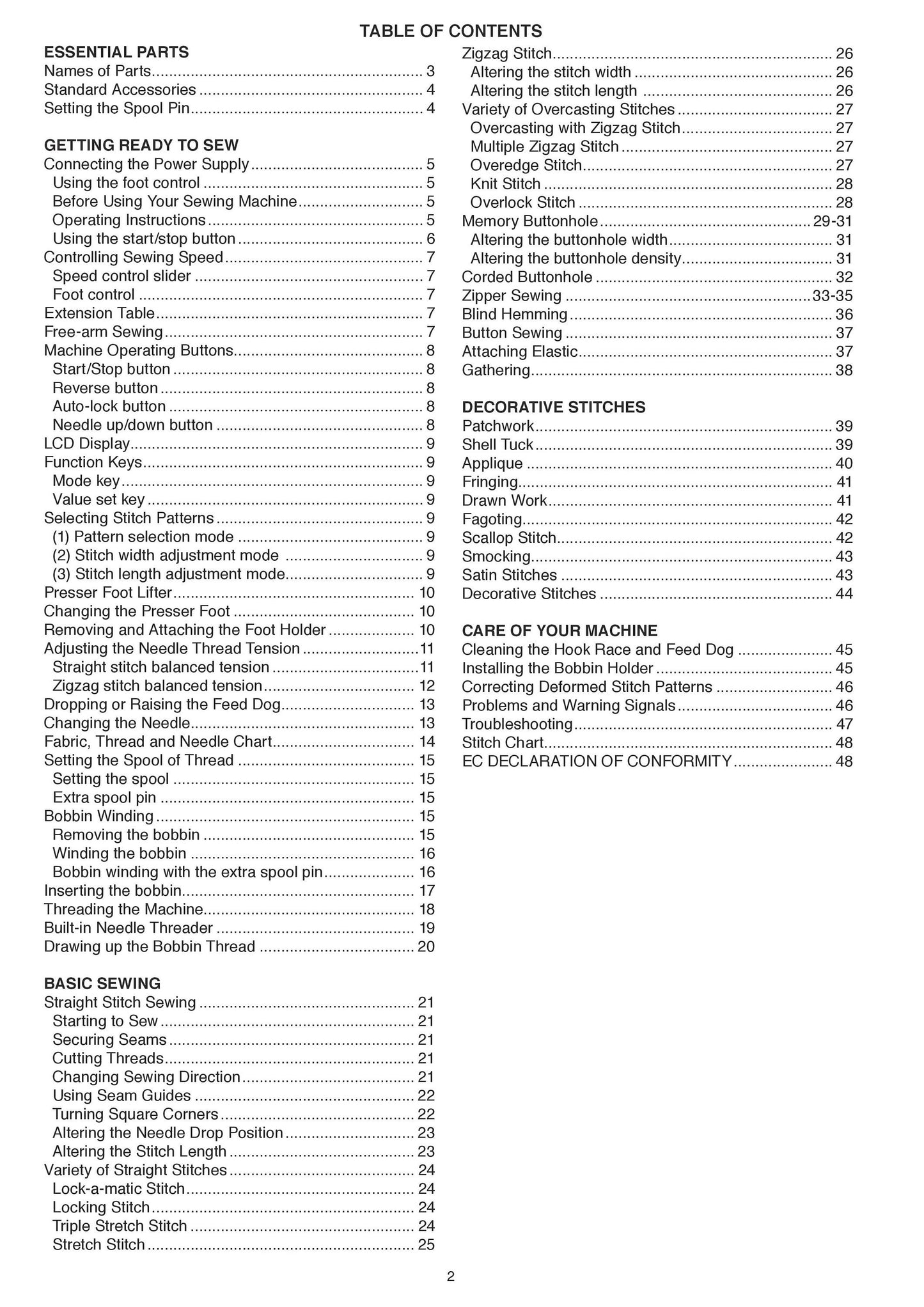 Janome TM30 Sewing Machine Instruction Manual - User Manual - Complete User Guide