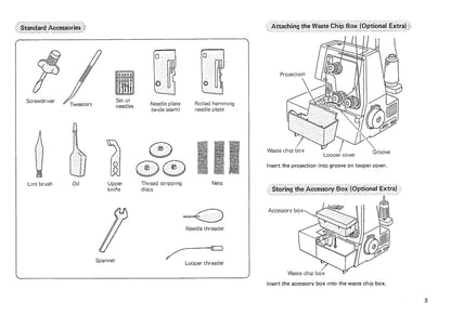 Janome 203 MyLock Sewing Machine Instruction Manual - User Manual - Complete User Guide