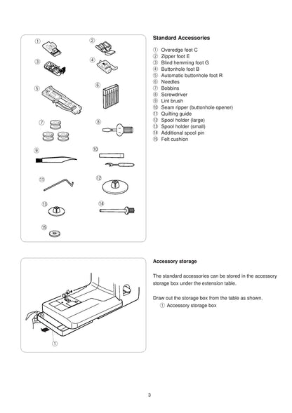 Janome 525S Sewing Machine Instruction Manual - User Manual - Complete User Guide