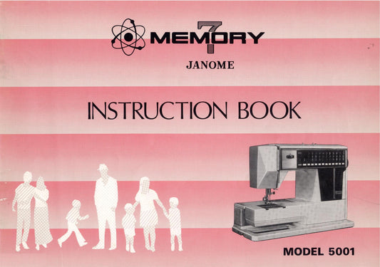 Janome 5001 Sewing Machine Instruction Manual - User Manual - Complete User Guide