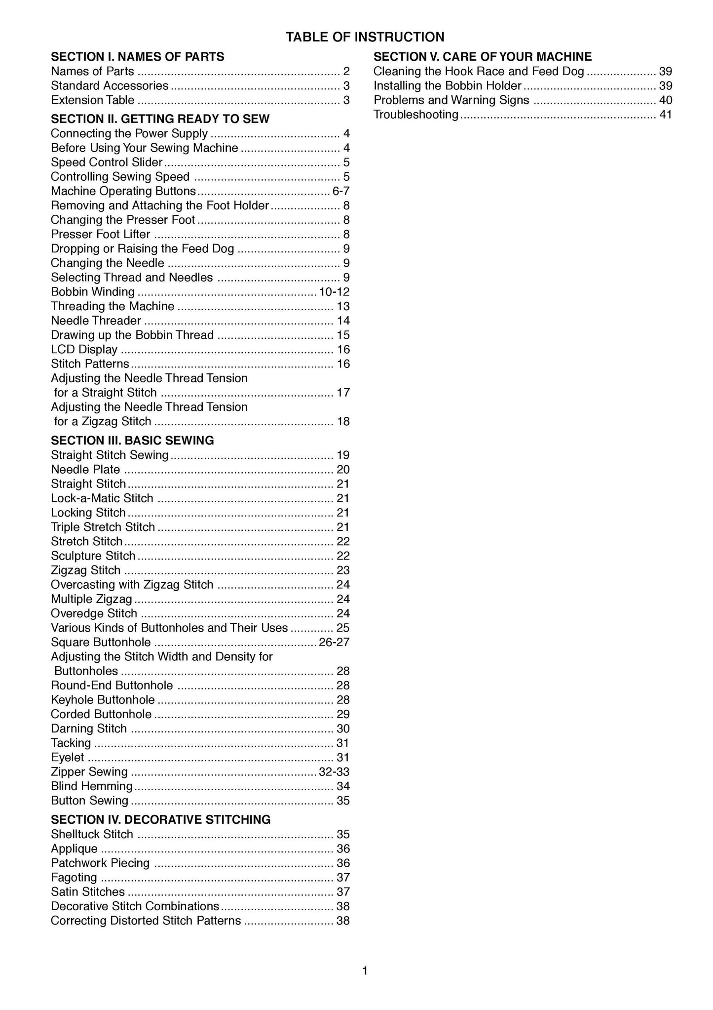 Janome 2030DC Sewing Machine Instruction Manual - User Manual - Complete User Guide