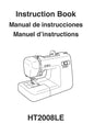 Janome HT2008LE Sewing Machine Instruction Manual - User Manual - Complete User Guide