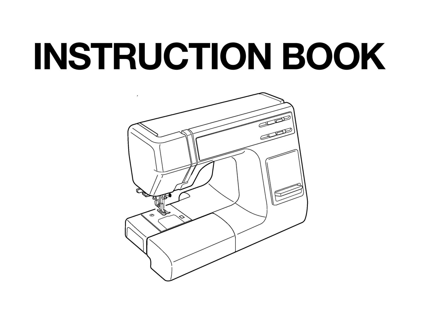 Janome S3023 Schoolmate Sewing Machine Instruction Manual - User Manual - Complete User Guide