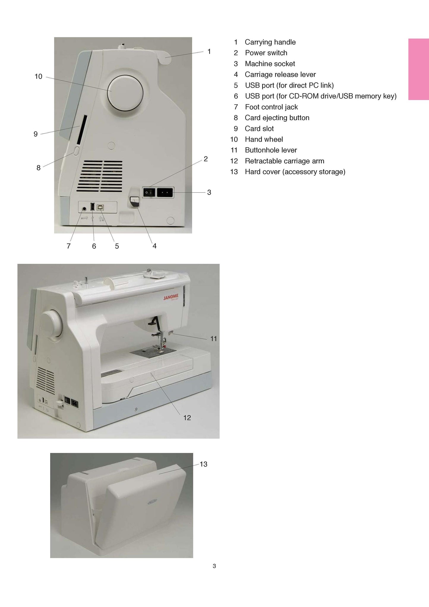 Janome 11000 Memory Craft Sewing Machine Instruction Manual - User Manual - Complete User Guide