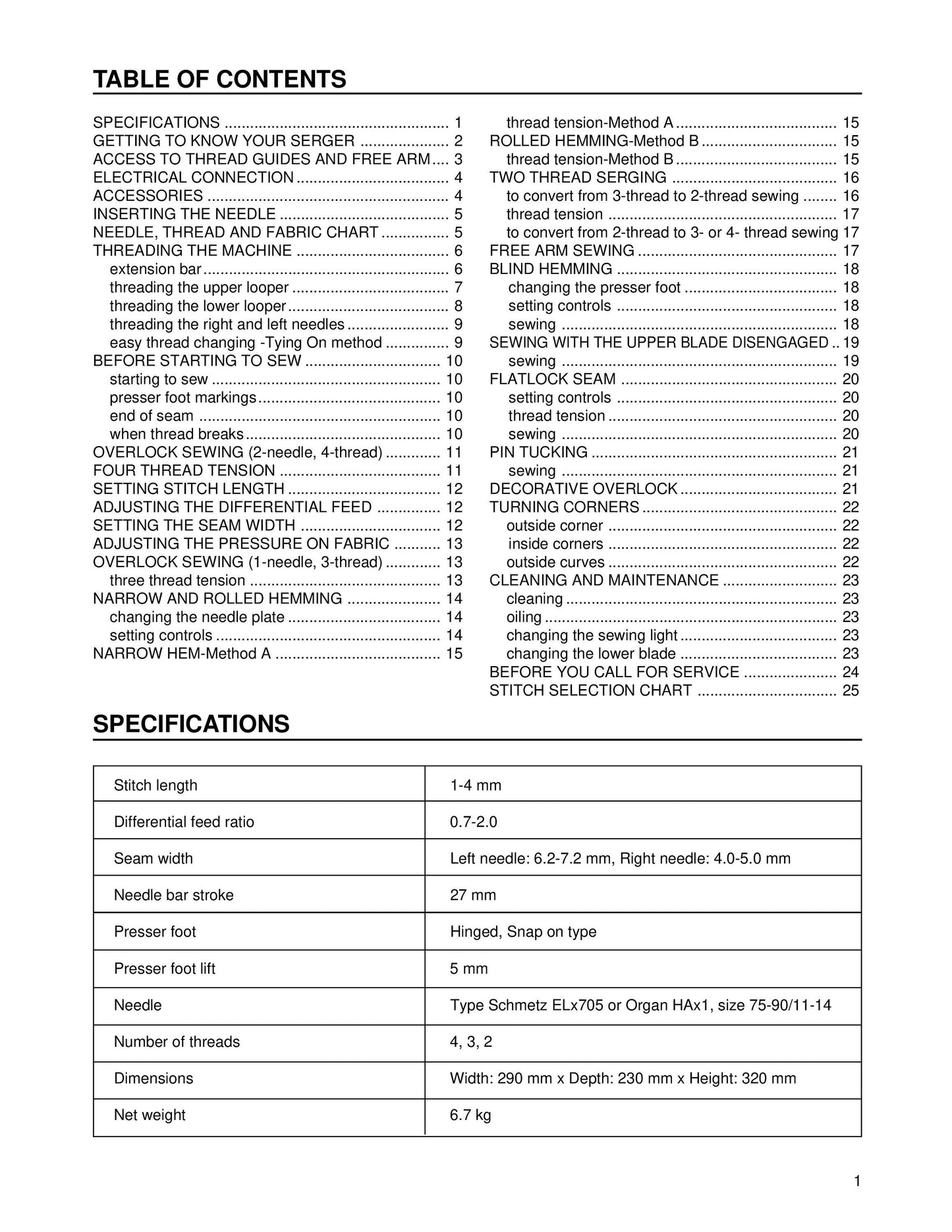 Baby Lock A-LINE Lauren BL450A Sewing Machine Instruction Manual - User Manual - Complete User Guide - English