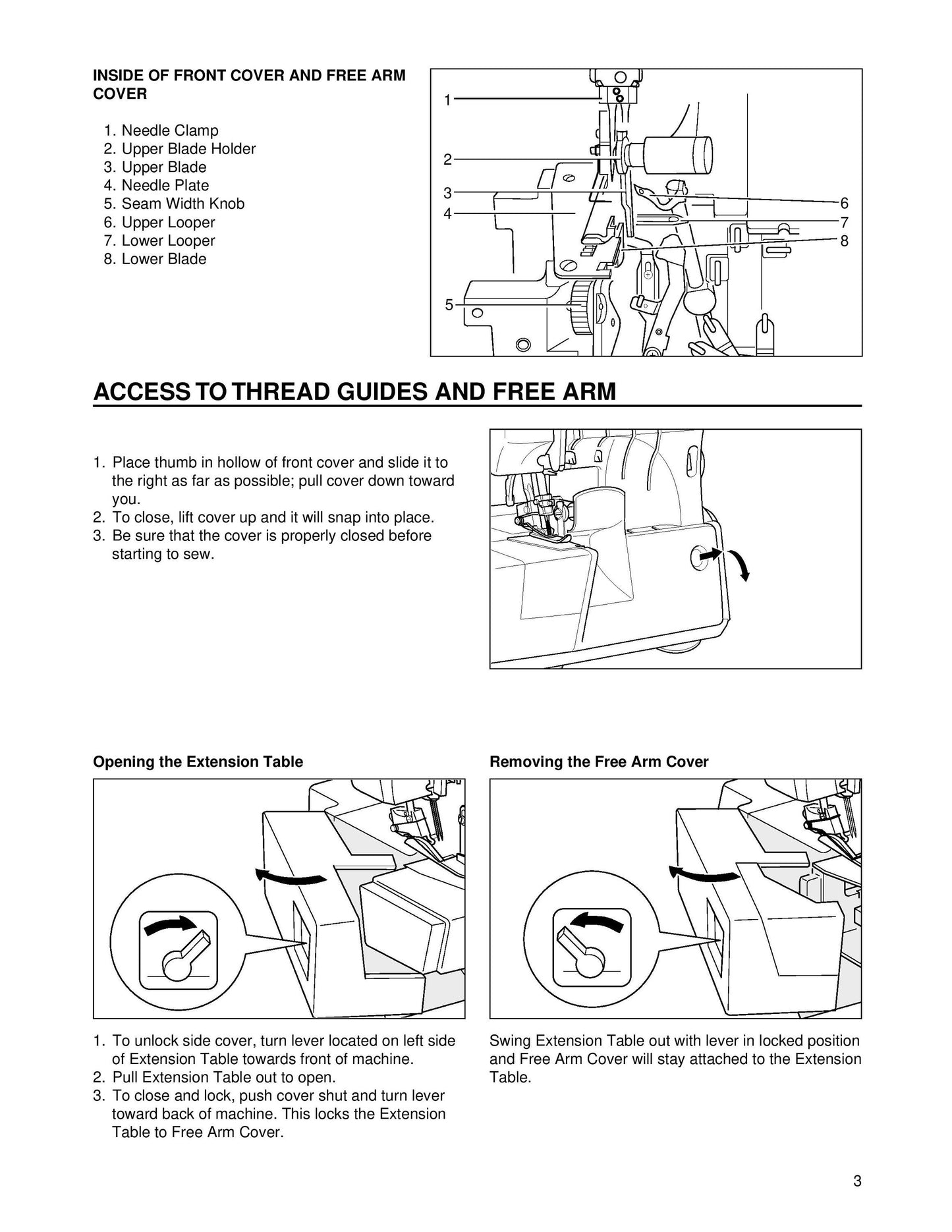 Baby Lock A-LINE Lauren BL450A Sewing Machine Instruction Manual - User Manual - Complete User Guide - English