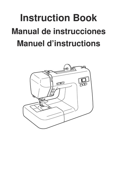 Janome DC2013 Sewing Machine Instruction Manual - User Manual - Complete User Guide