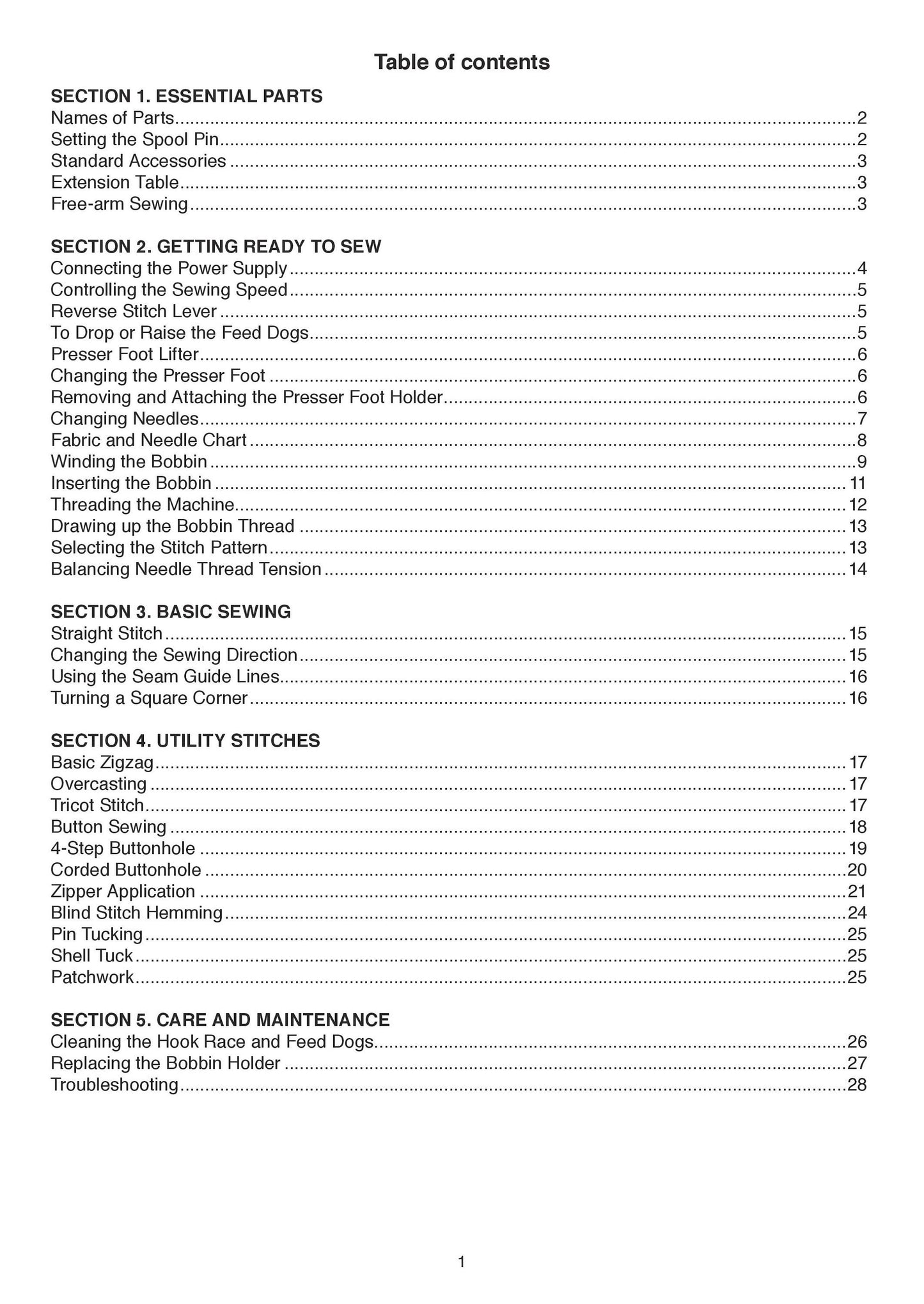 Janome Mod-11 Sewing Machine Instruction Manual - User Manual - Complete User Guide