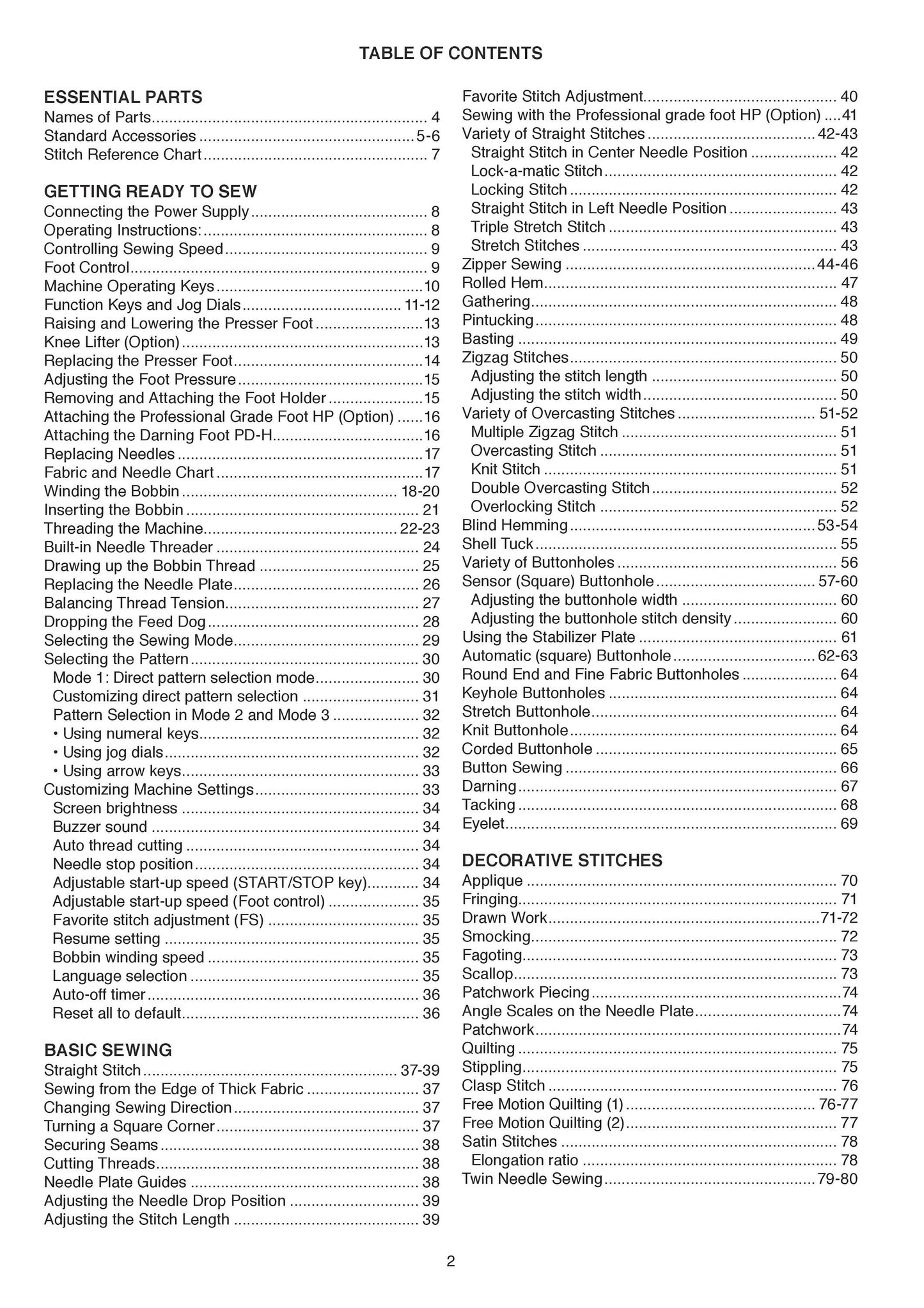 Janome MC6650 Sewing Machine Instruction Manual - User Manual - Complete User Guide