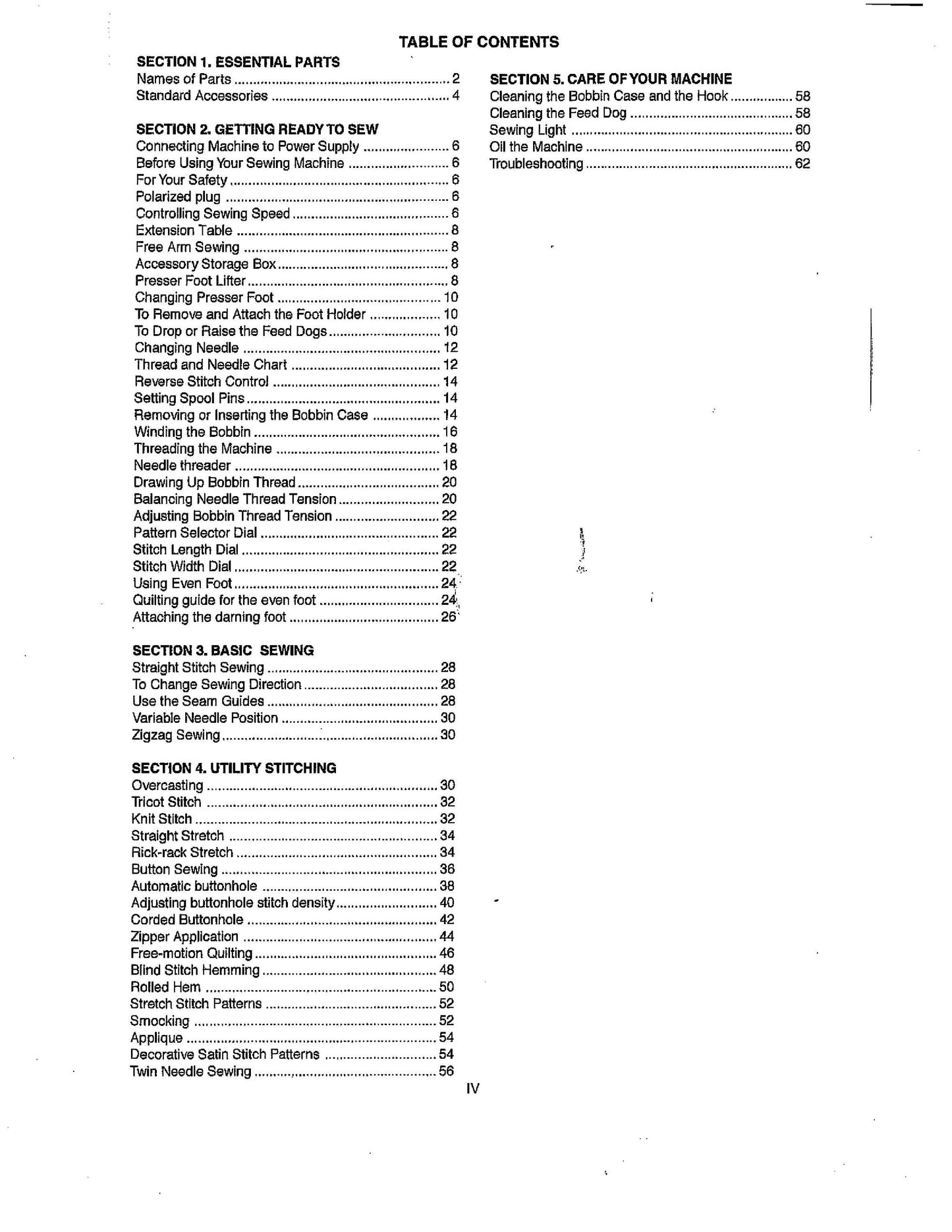 Janome SUV1122 Sewing Machine Instruction Manual - User Manual - Complete User Guide