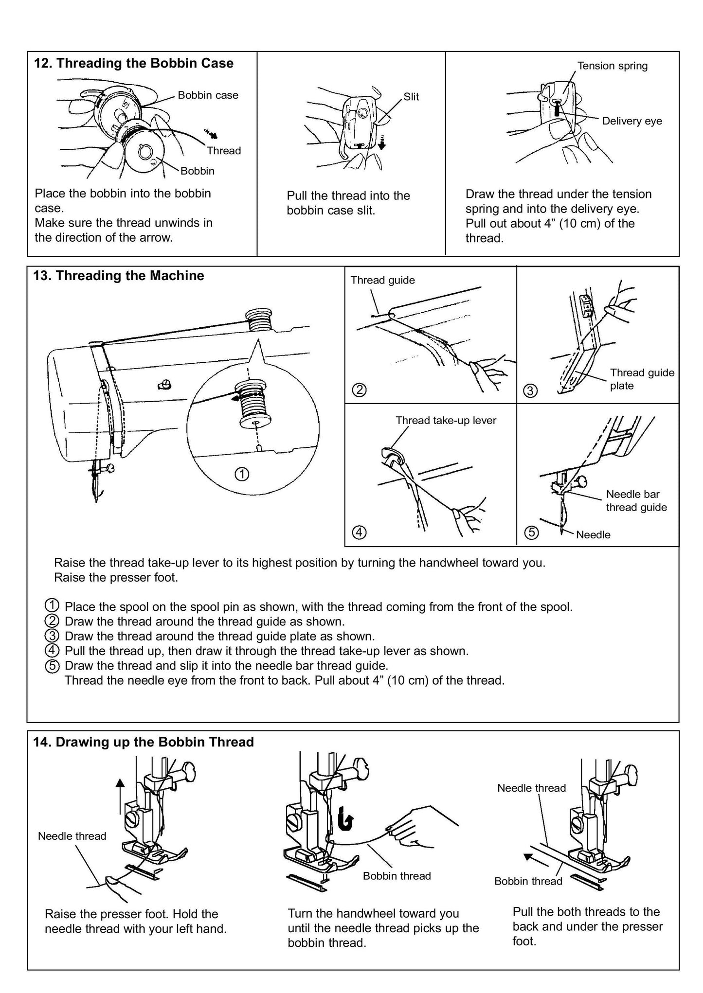 Janome HF106 Sewing Machine Instruction Manual - User Manual - Complete User Guide