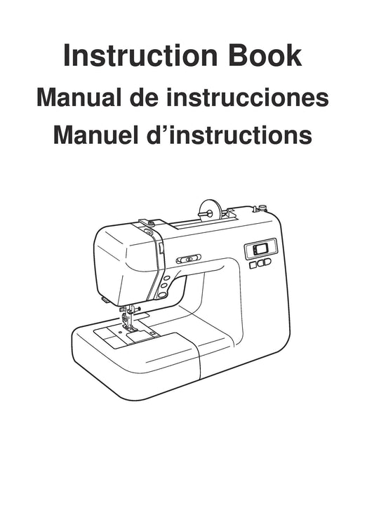 Janome DC2011 - DC2012 Sewing Machine Instruction Manual - User Manual - Complete User Guide