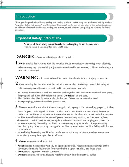 Baby Lock A-LINE Sofia BL137A Sewing Machine Instruction Manual - User Manual - Complete User Guide - English