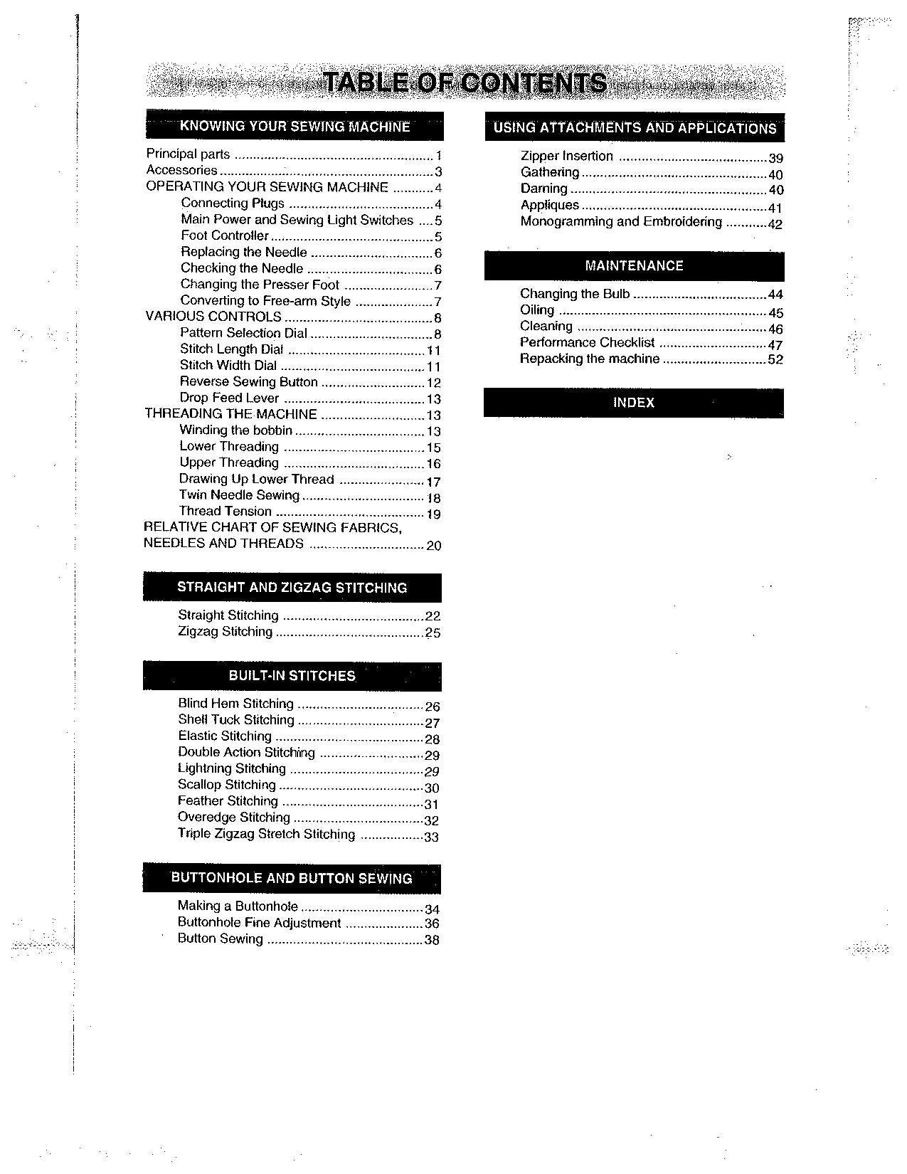 Baby Lock BL 1556 Sewing Machine Instruction Manual - User Manual - Complete User Guide