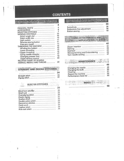 Baby Lock Pro Line BL6150 - BL2150 Sewing Machine Instruction Manual - User Manual - Complete User Guide