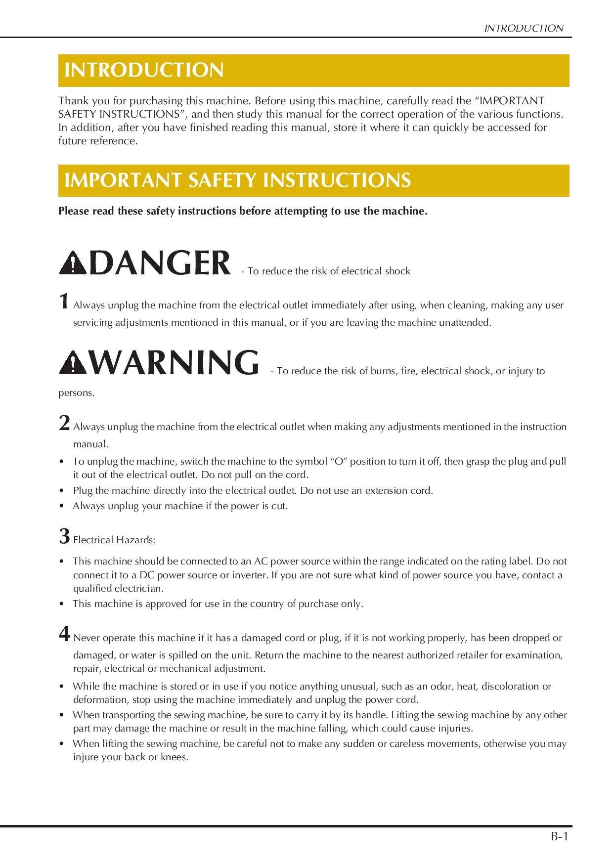 Baby Lock Aerial BLAE Sewing Machine Instruction Manual - User Manual - Complete User Guide