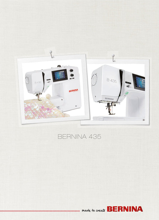 Bernina 435 Sewing Machine Instruction Manual - User Manual - Complete User Guide - English