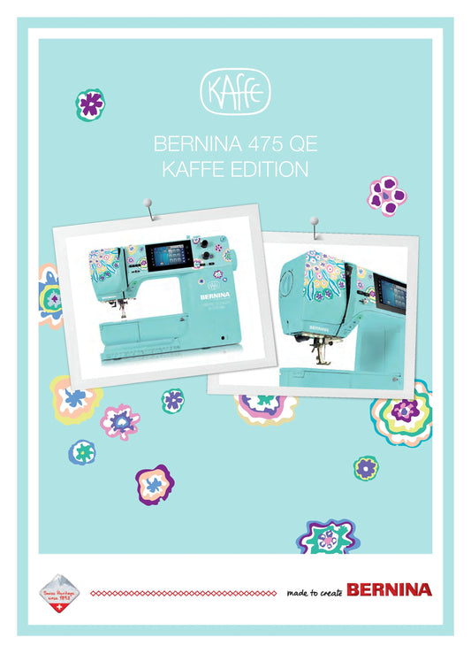 Bernina 475 QE KAFFE EDITION Sewing Machine Instruction Manual - User Manual - Complete User Guide - English