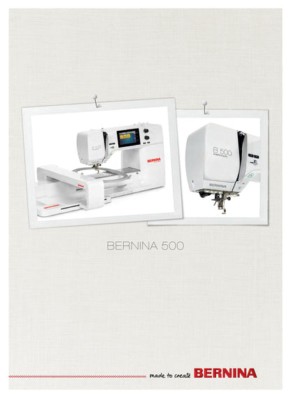 BERNINA 500  Sewing Machine Instruction Manual - User Manual - Complete User Guide - English