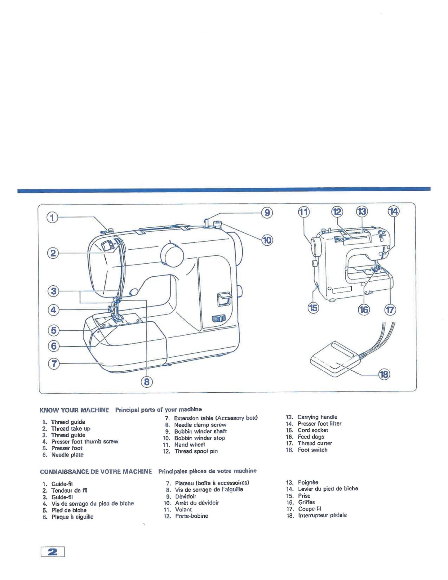 Singer 100 Featherweight Sewing Machine Instruction Manual - User Manual - Complete User Guide - English